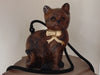 Vintage Timmy Woods Wooden Cat Purse with Box