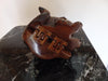 Vintage Timmy Woods Wooden Cat Purse with Box