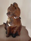 Vintage Timmy Woods Wooden Cat Purse with Box