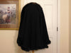 Vintage 1970s Wool Cape with Fox Fur Trim