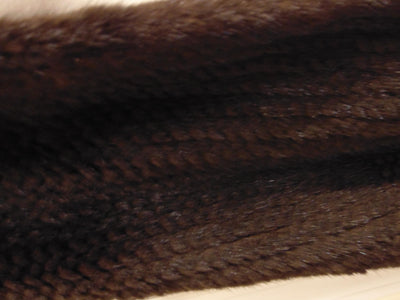 J. Mendel Sheared Mink Wrap: Preloved Black Fur Shawl
