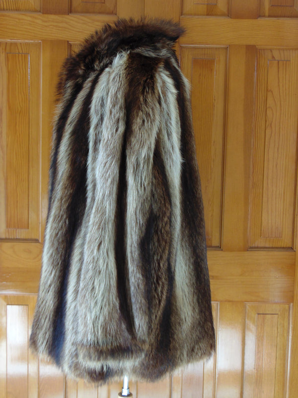 Vintage Raccoon Fur Coat, Full Pelt, Manor-Feldman