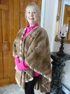 Vintage Sheared Mink Fur Cape - Saks 5th Ave - Opera Wedding