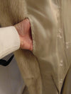 Genuine Tourmaline Mink Fur Coat: Full Length Oleg Cassini Furs