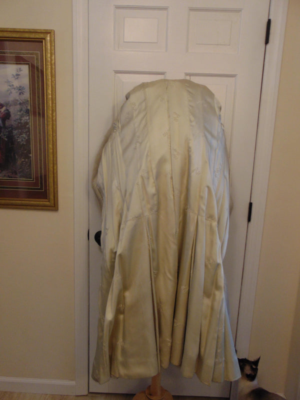 Genuine Tourmaline Mink Fur Coat: Full Length Oleg Cassini Furs
