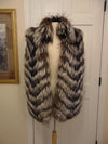 Genuine Silver Fox Fur Vest - RK FURS - Size 14