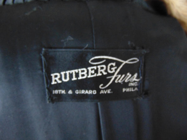 Vintage Natural Fitch Fur Coat: Full Length Estate Furs
