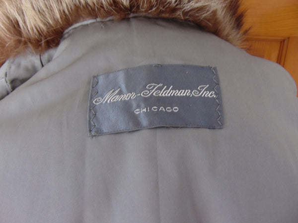 Vintage Raccoon Fur Coat, Full Pelt, Manor-Feldman