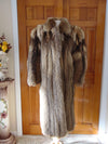 Vintage Japanese Taunki Fur Coat: Long Natural Unisex Estate Fur