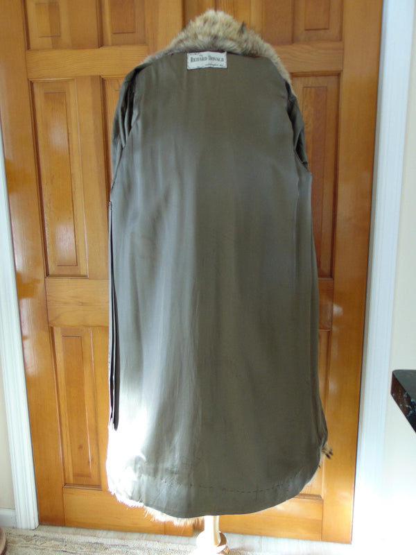 Vintage Japanese Taunki Fur Coat: Long Natural Unisex Estate Fur