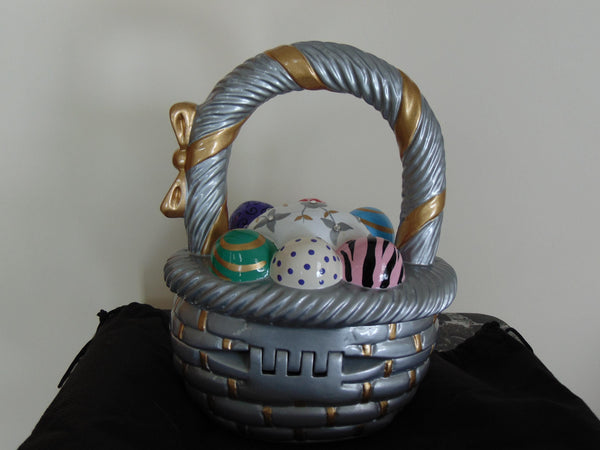 Timmy Woods Easter Basket Purse: Rare Wooden Collectible