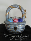 Timmy Woods Easter Basket Purse: Rare Wooden Collectible