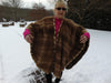 Vintage Sheared Mink Fur Cape - Saks 5th Ave - Opera Wedding