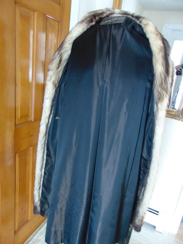 Vintage Full Length Fitch Fur Coat - Luxury Winter Fashion