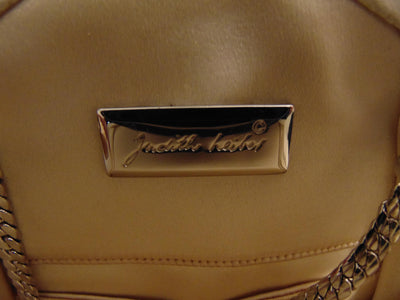 Judith Leiber White Lizard Jeweled Handbag: Silver Hardware