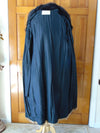 Vintage Full Length Raccoon Fur Coat: Fox Trim, 80s Estate Piece