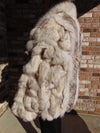 Vintage Blue Fox Fur Jacket: Preloved Estate Coat
