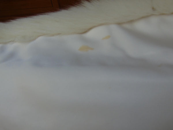 Vintage White Fox Fur Jacket: Preloved Wedding Coat (M)