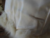 Vintage White Fox Fur Jacket: Preloved Wedding Coat (M)