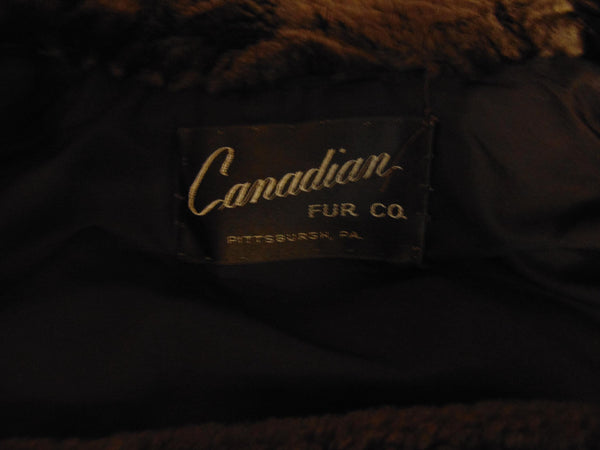 Vintage Sheared Beaver Fur Coat: Full Length Canadian Furs