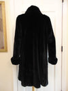 Vintage Black Ranch Mink Fur Stroller Coat: Canadian Fur