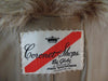 Vintage Pastel Mink Fur Coat with Fox Fur Collar