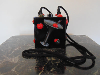 Vintage Timmy Woods Martini Purse: Cocktail Party Bag