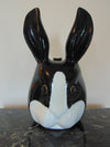 Vintage Timmy Woods Rabbit Purse: Handcrafted Acacia Wood Bunny