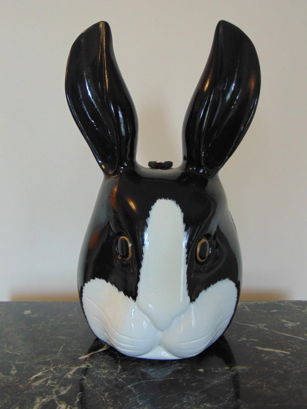 Vintage Timmy Woods Rabbit Purse: Handcrafted Acacia Wood Bunny
