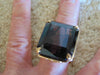 18KTYG Smokey Quartz Ring: 50 Carat Gold Statement Ring