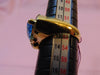 14K Gold Blue Topaz Diamond Ring, Size 6 1/2