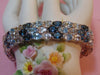 Estate Sterling Silver Blue Topaz Bracelet: 925 Resort Jewelry