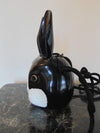 Vintage Timmy Woods Rabbit Purse: Handcrafted Acacia Wood Bunny