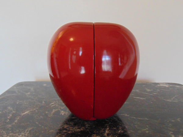 Vintage Timmy Woods Apple Purse: Handcrafted Wooden Bag, USA Made