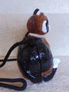 Timmy Woods Calico Cat Purse: Wooden Novelty Bag with Swarovski Collar