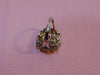 Multi-Stone Peridot Sterling Silver Ring - Size 7 3/4