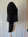 Vintage Double D Western Wool Jacket: Embellished Rodeo Cowgirl