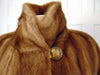 XL Vintage Brown Mink Fur Jacket: Nafa Mink, Preloved