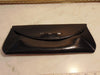 Vintage Manila Black Patent Leather Clutch: Handmade in Italy