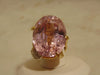 60Ct Natural Kunzite Diamond Ring: 18Kt Gold Twisted Vine Statement Ring