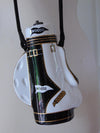 Vintage Timmy Woods Golf Purse: Handcrafted Wooden Novelty Bag