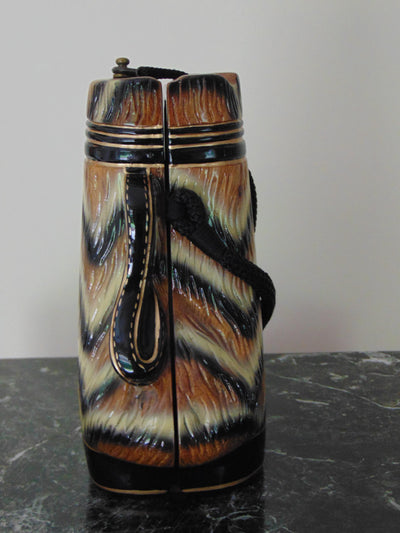Vintage Timmy Woods Golf Bag Purse: Wooden Novelty Handbag
