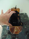 Vintage Timmy Woods Golf Bag Purse: Wooden Novelty Handbag