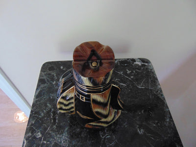 Vintage Timmy Woods Golf Bag Purse: Wooden Novelty Handbag