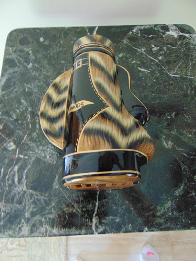 Vintage Timmy Woods Golf Bag Purse: Wooden Novelty Handbag