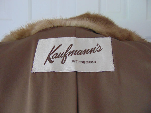 Vintage Mink Fur Coat: Full Length, Classic Style