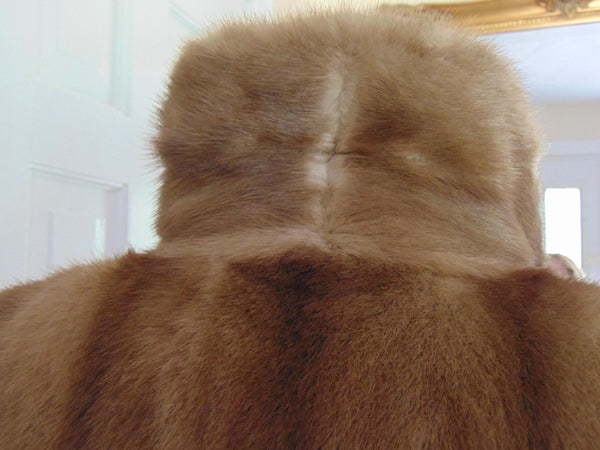 Vintage Mink Fur Coat: Full Length, Classic Style