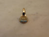 Emerald Cut Blue Topaz Ring: 14K Yellow Gold Estate Jewelry