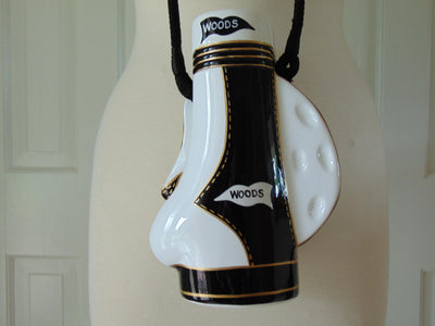Vintage Timmy Woods Golf Purse: Handcrafted Wooden Novelty Bag