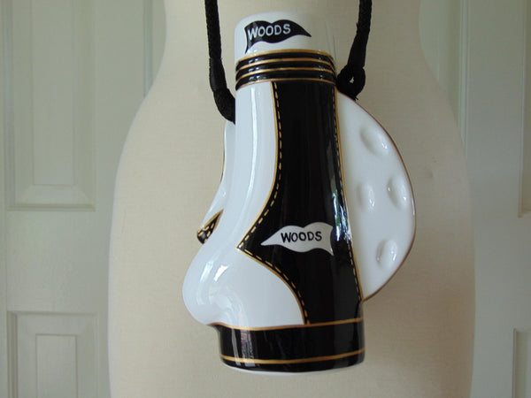 Vintage Timmy Woods Golf Purse: Handcrafted Wooden Novelty Bag